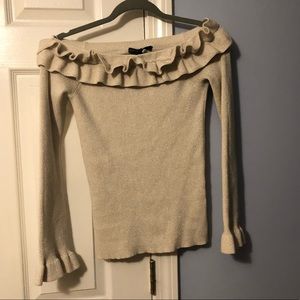 Off shoulder sweater